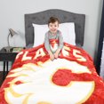 thumbnail image 4 of NHL Calgary Flames Plush Super Soft Blanket (60x70"), 4 of 5