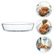 thumbnail image 3 of 1Pc Microwave Glass Plate Baked Tray Food Fruit Glass Plate (White 1600 ml), 3 of 4