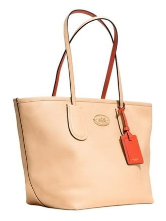 coach zip tote bag