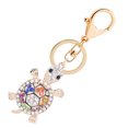 thumbnail image 3 of Fashion Crystal Turtle Keychain Key Chain Key Ring Bag Pendant Handbag Jewelry Gifts (Colorful), 3 of 7