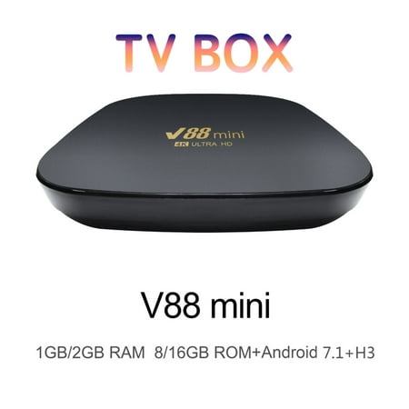 V88 Mini Smart TV Box Android 12 Allwinner H3 Quad Core 2.4G WIFI Set Top Box Media Player H.265 Home Theater