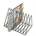 thumbnail image 2 of Estantería para revistas, soporte para CD, triángulo de Metal, arte del hierro Simple, estante de almacenamiento de escritorio Ormromra LKX-0858-1, 2 of 7