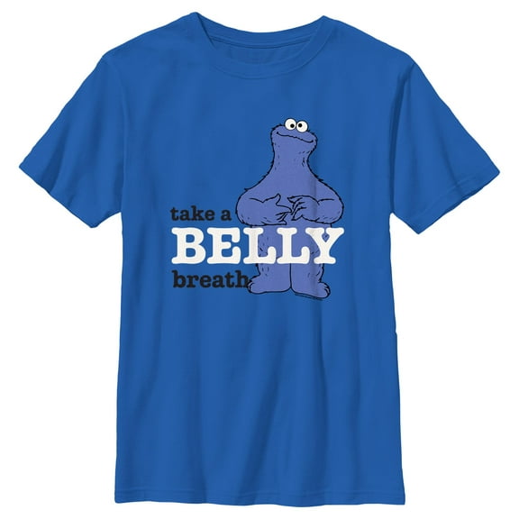 Boy's Sesame Street Take a Belly Breath Graphic T-Shirt