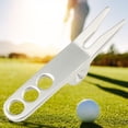thumbnail image 4 of Reparación Tenedor Accesorios para golf Gadget portátil ligero Durabilidad Ayudas para golf Herramienta de práctica para golf Tenedor de reparación de , Plata DYNWAVEMX Horquilla de reparación de chuletas de golf, 4 of 8