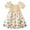 Beige, variant on Xinhuaya Toddler Baby Girls Casual Dress Puff Sleeve Little Girls Midi Dress Princess Dresses Holiday Party 1-7 T