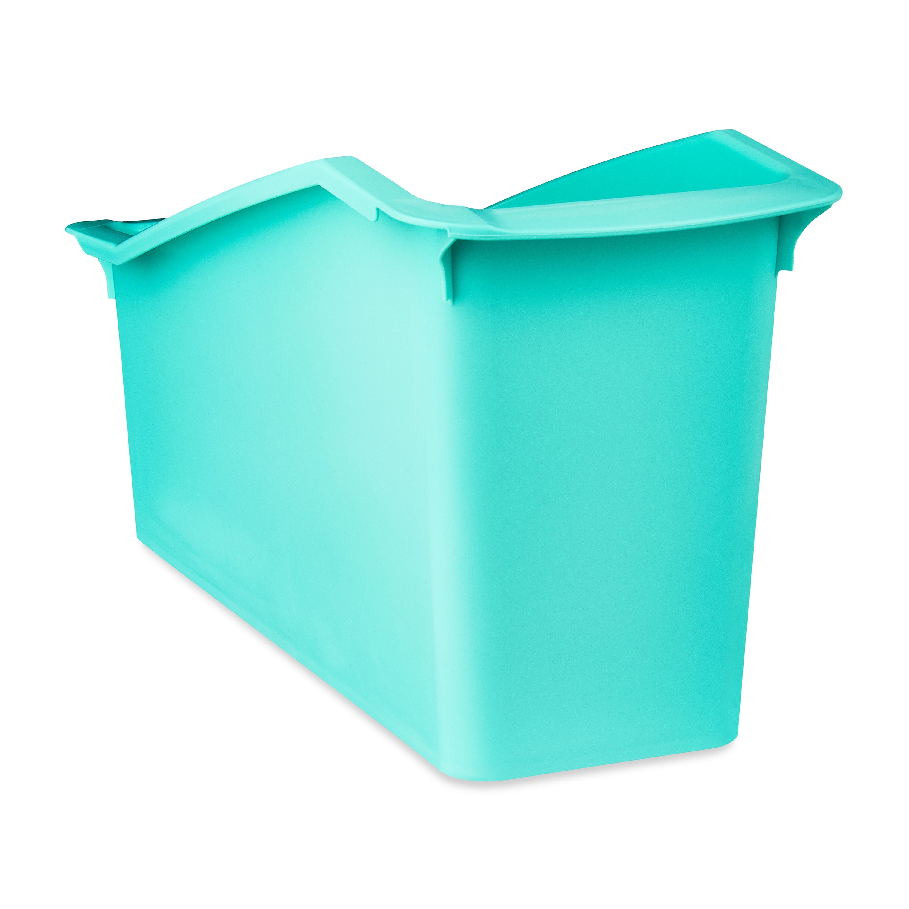 Pen+Gear Plastic Desktop Book Organizer Bin, Spearmint, 9-Pack