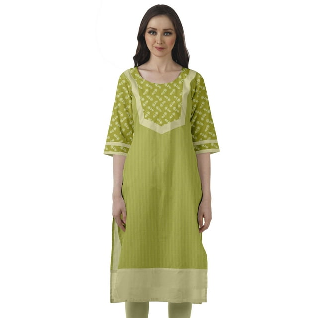 Moomaya Kurti de Designer Bollywood pour Femmes, Kurta Tunique Imprimée Longueur Genou