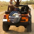 thumbnail image 3 of KAKALAD Eagle And American Flag 01 Spare Tire Cover Universal Vehicle Accessories Buckle Car Tools 17”in, 3 of 6