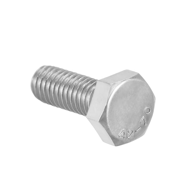 Unique Bargains M6 Thread 10mm Hex Screws Bolts 304 Stainless Steel 30 Pack