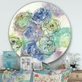 thumbnail image 3 of Designart 'composition Pastel Foral II' Art Mural en Métal Style Ferme, 3 of 3