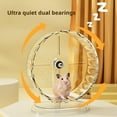 thumbnail image 3 of Hamster Running Sport Transparent Widened Running Wheel Support Toy Small Pet Bearing Silent Running Wheel Pets Accessories, 3 of 6