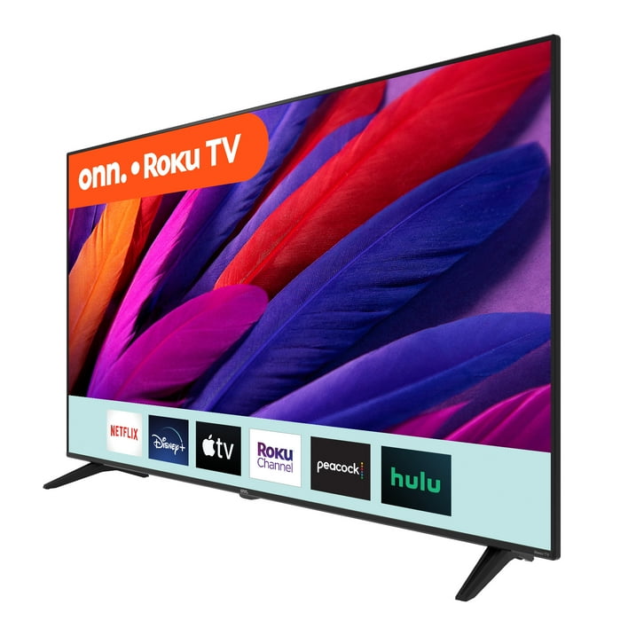 onn. 65” Class 4K UHD (2160P) LED Roku Smart Television HDR Dynamic Crystal Color and Crystal Processor 4K bring your content to life.