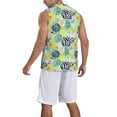 thumbnail image 2 of Naloa Shell Clam Basketball Jersey Reversible Men's Mesh Athletic Sports Shirts Training Practice S-4XLX-Large, 2 of 6