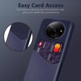 thumbnail image 2 of T Gift Of compatible Xiaomi Redmi A3/ Poco C61 4G Protective Case Card Slot PU+PC Phone Cover, 2 of 4
