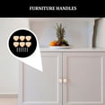 thumbnail image 3 of 6 Sets Dresser Knobs Wooden Knobs Dresser Cabinet Furniture Decorative Pulls Handles, 3 of 6