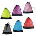 thumbnail image 4 of jinwen Compact Mesh Drawstring Bag for SCUBA Diving Snorkeling Gear Swim Pink, 4 of 9