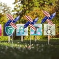 thumbnail image 4 of UPOUART 12Pcs Independence Day Windmill Decoration PP Shape Outdoor Use, 4 of 5