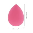 thumbnail image 2 of Unique Bargains 1 Pc Teardrop Shaped Powder Puff for Travel Dressing Tables Rose Red Hydrophilic Non-Latex, 2 of 5