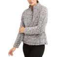 thumbnail image 3 of Time and Tru Women's Plus Size Snow Tipped Quarter Zip Jacket, 3 of 6