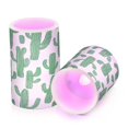 thumbnail image 7 of Yayeee Flameless Candles with Remote Flickering Battery Operated Multi Color Changing, Red Floral Pattern, 7 of 7