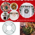 10 Inch Round Metal Wreath Frame Heart Shape Wire Base for DIY Craft ...
