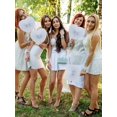thumbnail image 2 of Abanicos plegables Cosweet, papel blanco con forma de corazón, 50 unidades, 2 of 7