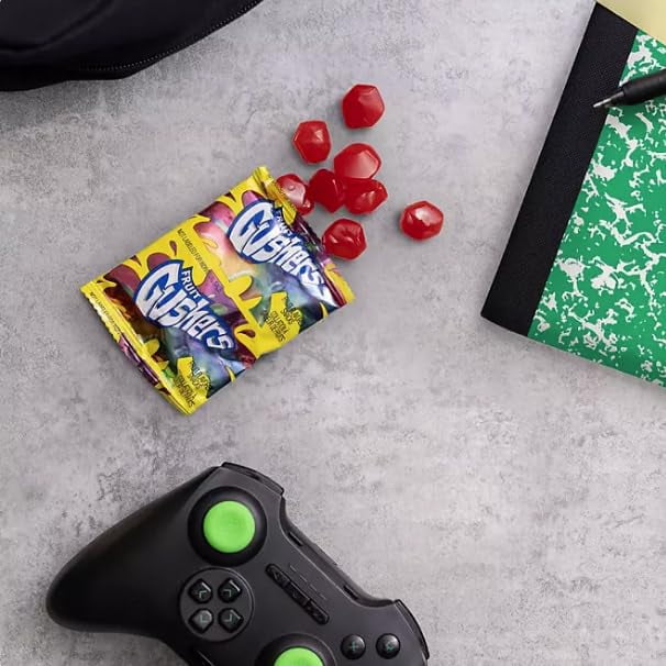 Fruit GUSHERS Variety Snacks Tropical and Strawberry Splash Fruit Candy – Individually Wrapped Candy Pouches for Office, Home, After School, Lunchtime, Picnics, Party, Halloween (42 PCS)