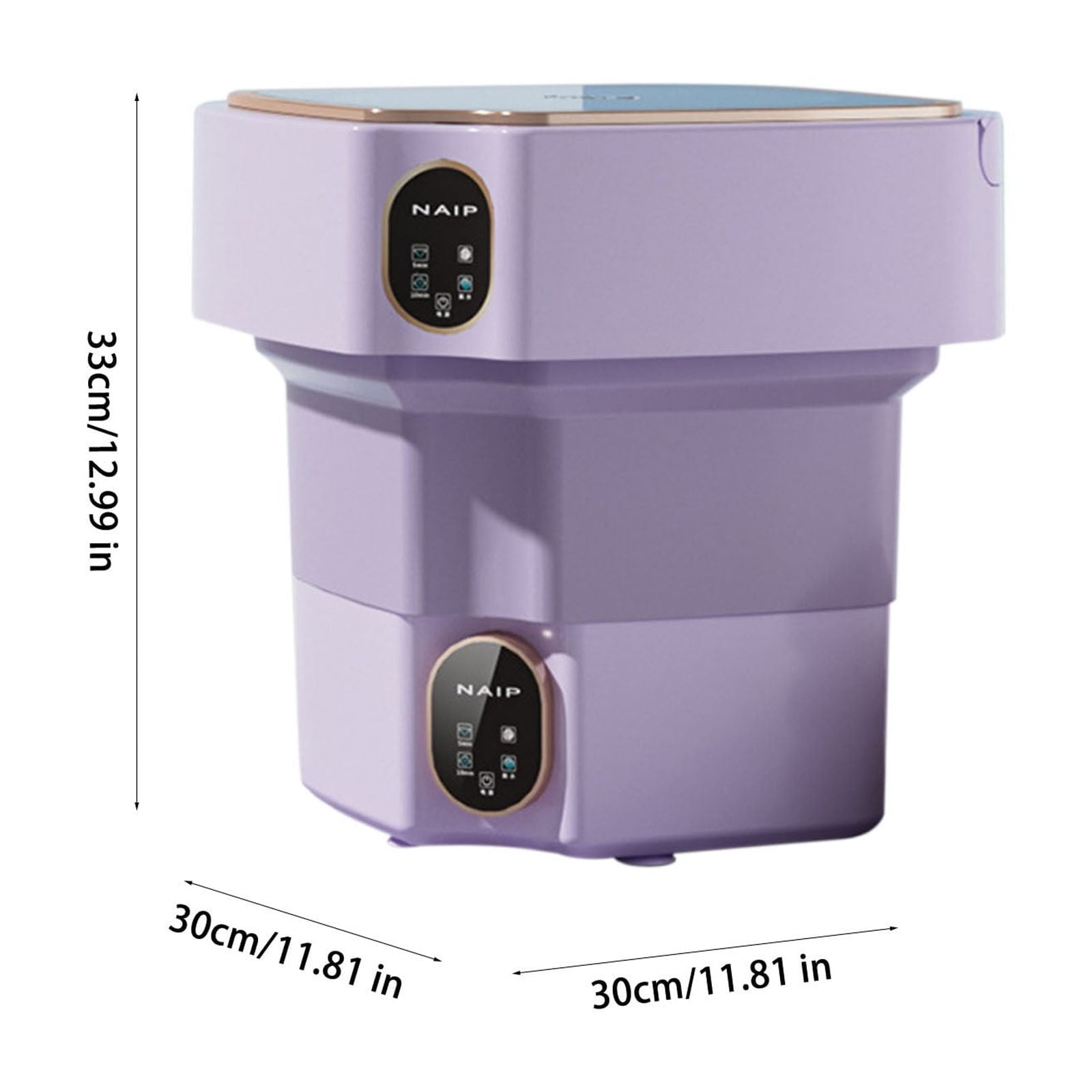 Begzeat Portable Washing Machine, 17L Upgraded Foldable Mini Washer and Spin Dryer with Deep Cleaning of Underwear, Baby Clothes and Small Clothes for Apartments, Dormitories, Camping, RV, Travel, Lau