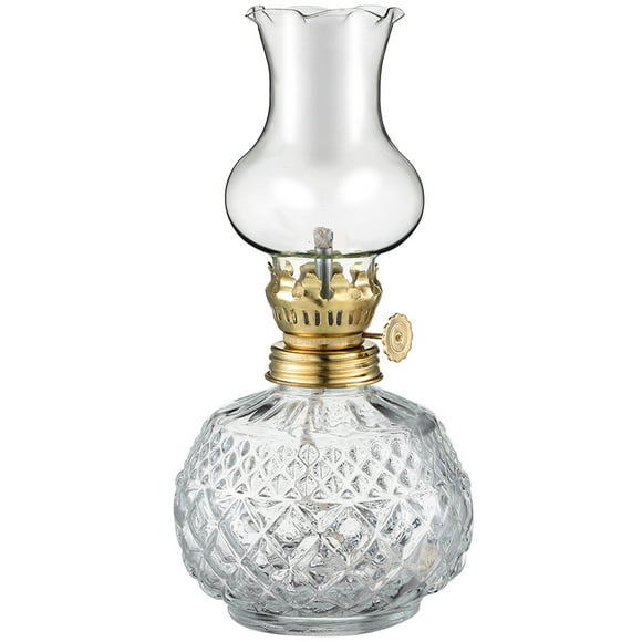 Oil Lamp Glass Kerosene Lantern Rustic Oil Lamp Lantern Vintage Glass Kerosene Lamp