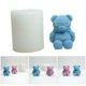 thumbnail image 2 of Bear Shaped Candle Silicone Molds for Candle Soap Table Ornaments Gypsum Decorations, Epoxy Resin Silicone Molds, 2 of 4