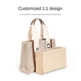 thumbnail image 3 of Purse Organizer Insert Bag Storage Felt Makeup Linner Bag With Zipper Women's Luxury Handbag Cosmetic Tote Shaper For Woody Tote, 3 of 7