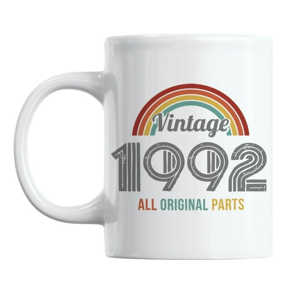 Vintage 1992, All Original Parts feat. a Rainbow Coffee & Tea Mug Cup (11oz)