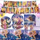 thumbnail image 2 of Juego de globos de princesa Rapunzel para fiesta de cumpleaños de niñas, vajilla, plato, pancarta, telón de fondo, suministros para Baby Shower, 2 of 5