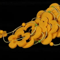 The Ribbon People Yellow Felt Flower Garland Decoration 59" x 19.8 Yards