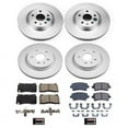 thumbnail image 2 of PowerStop Front and Rear Geomet Coated Brake Rotor and Pad Kit Fits: CADILLAC Select Models CRK8885, 2 of 5