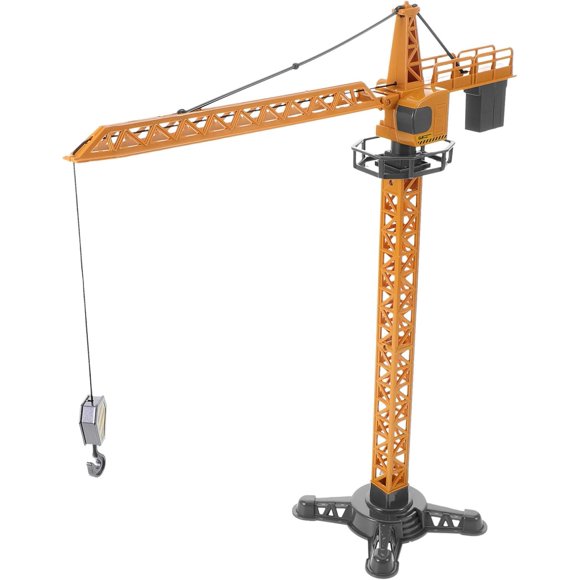 Juguetes De Grúa Torre Camiones De Construcción De Juguete s De Metal Modelo Vehiculos De Construcción Fundido a Presión Camion y Remolque El Plastico