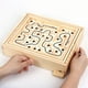 thumbnail image 2 of Juego de laberinto de madera para niños y adultos, juego de rompecabezas clásico para jugar en grupo en el escritorio, pequeño,, 2 of 4