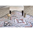 thumbnail image 4 of Furnish My Place Indoor Geometric Tribal Rug with Jute Backing - 2 ft. x 4 ft., Dark Grey, Native American, Area Rug for Living Room, Bedroom, Hallway, 4 of 5