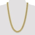 thumbnail image 2 of 14K Yellow Gold 11mm Semi-Solid Miami Cuban Chain 24 Inch, 2 of 6