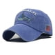 thumbnail image 1 of Sonducket Primavera algodón amantes gorra de béisbol mujeres Casual gorra hombres ajustable transpirable bordado sombreros Sombreros azul Sonducket PS15225-04, 1 of 1