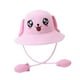 thumbnail image 5 of Sombrero de pescador con visera y orejas de conejo para niñas Rosa, 5 of 9