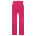 thumbnail image 6 of Mens Pajamas Pants Lightweight Straight Leg Solid Color Pant Comfy Loose Elastic Waist Drawstring Lounge Trousers Hot Pink XXL, 6 of 7