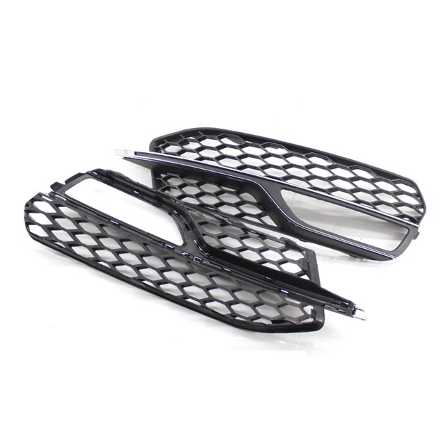 Riwesomey Rejillas de luz antiniebla Cubierta de moldura de malla de nido de abeja galvanizada Profesional Vehículos, repuestos y accesorios Mis Riwesomey VI002544-00B