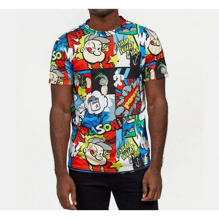 Reason Brand X Popeye Men's Officially Licensed Exclusive Graphic