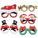 thumbnail image 1 of Novelty Sunglasses Christmas Accessories Adults Children Toys Round Shape Cloth Material Dazzling Glitter Surface 5Pcs, 1 of 3