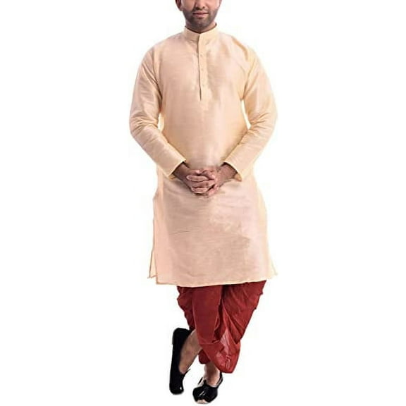 Royal Kurta Silk Blend Kurta And Dhoti