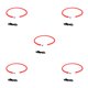 thumbnail image 3 of Billuyoard Collar para mascotas Advertencia de seguridad luminosa Collar LED para mascotas Collar de animal ajustable recargable, rojo rojo 5piezas Billuyoard CBP166933, 3 of 6
