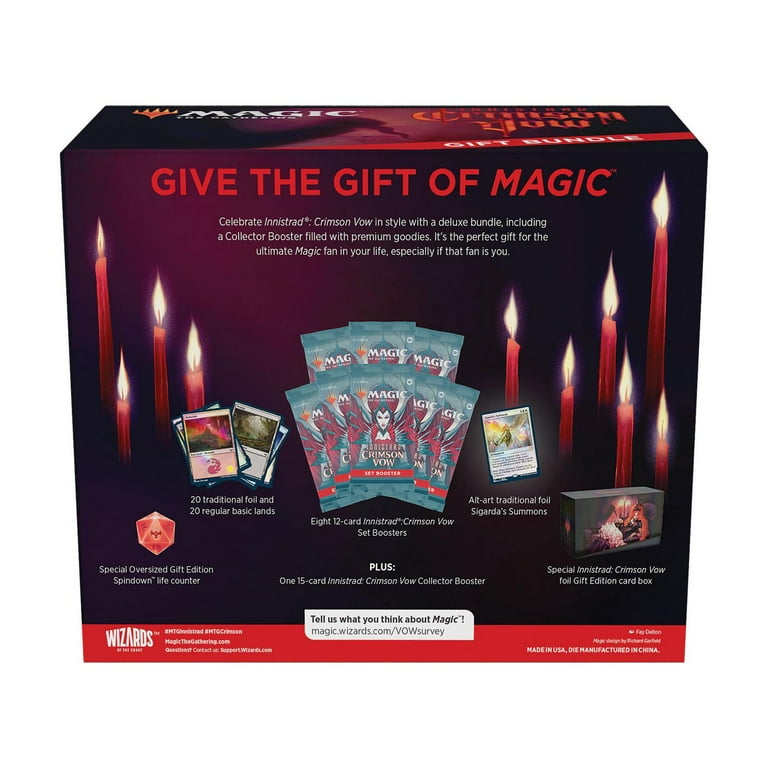 MTG: Magic The Gathering Innistrad Crimson Vow Gift Edition - Collector Game Set with Booster Box Cards - Walmart.com MTG: Magic The Gathering Innistrad Crimson Vow Gift Edition - Collector Game Set with Booster Box Cards - Walmart.com