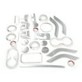 thumbnail image 6 of Car Interior Decoration Trim Kit, 28pcs Interior Trims Decoration Kit Replacement for Wrangler JK JKU 2 Door 4 Door 2011-2018(silver), 6 of 8