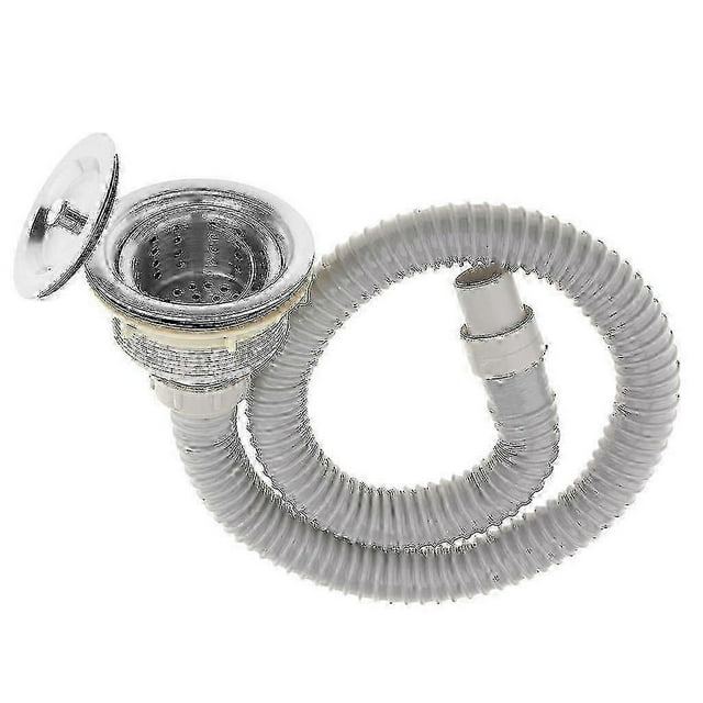 Salon Shampoo Bowl Backwash Sink Hair Strainer Deep Waste Basket + Pipe Hose